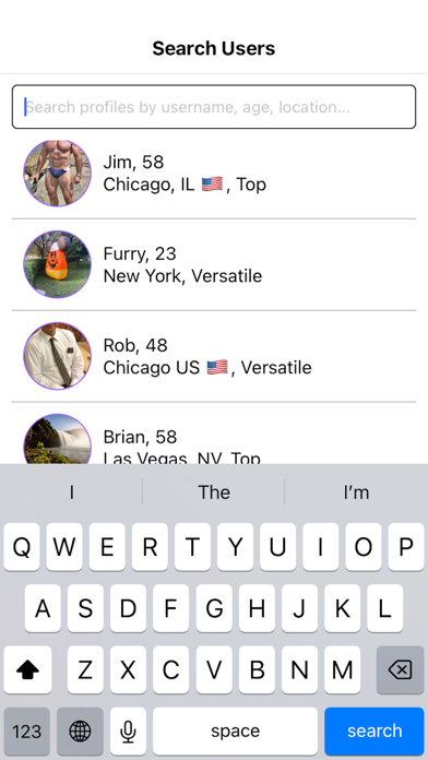 Asian Gay Chat Screenshot