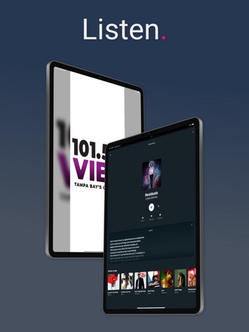 Tampa Bay's 101.5 The Vibe iPad screenshot