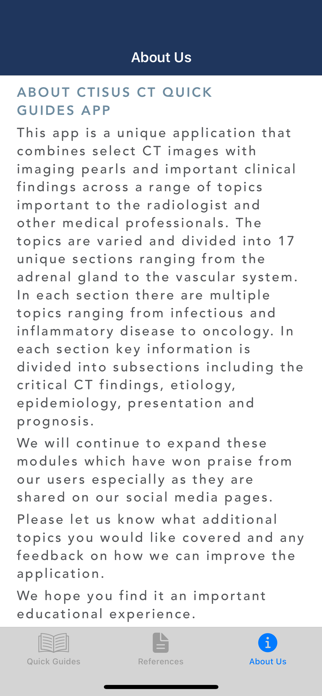 CTisus CT Quick Guides Screenshot 5 of 5