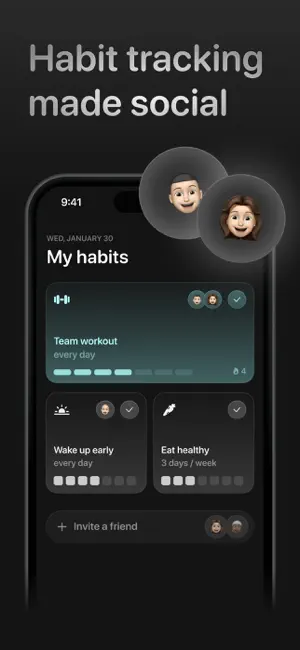 HabitLink: Habits with Friends screenshot 1