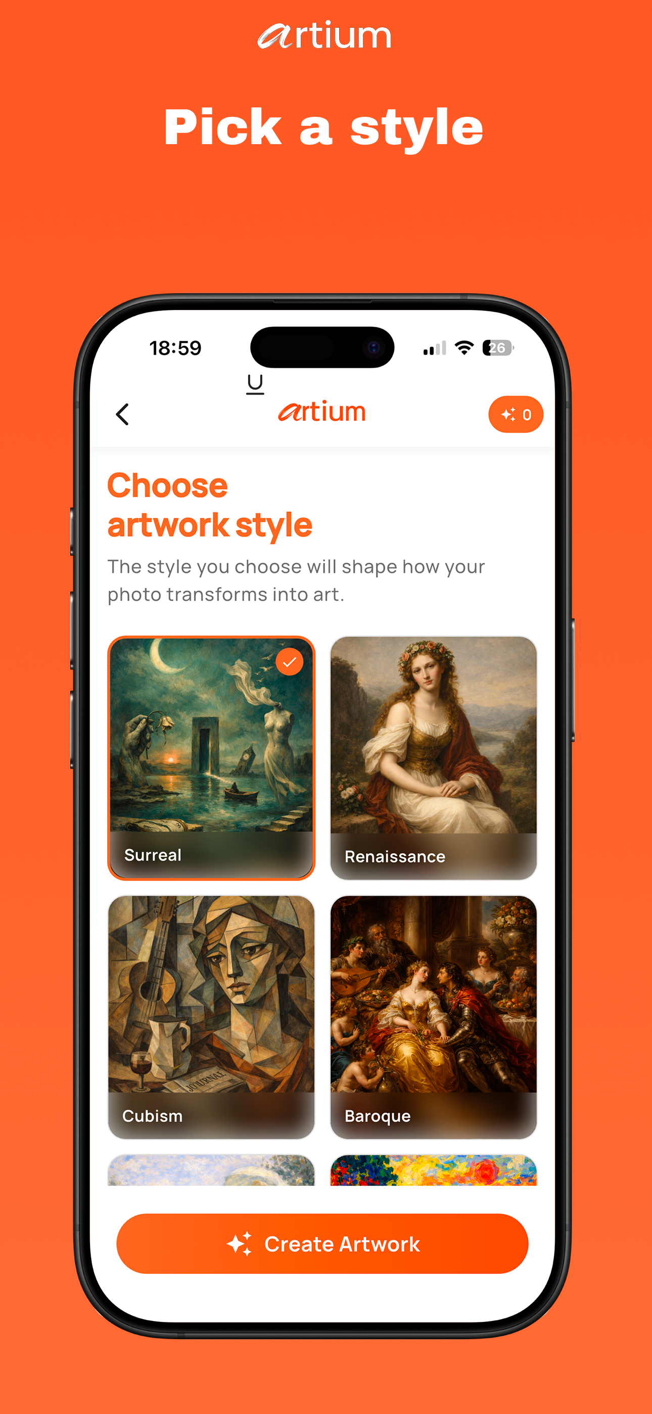 Artium – AI Art Generator screenshot 4