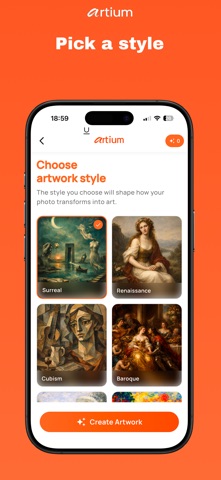 Artium – AI Art Generator screenshot