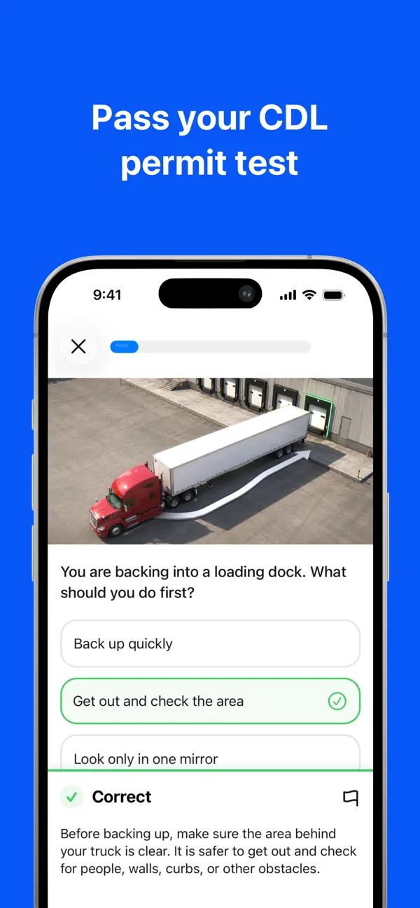 Screenshot #1 pour Virginia CDL Written Test Prep