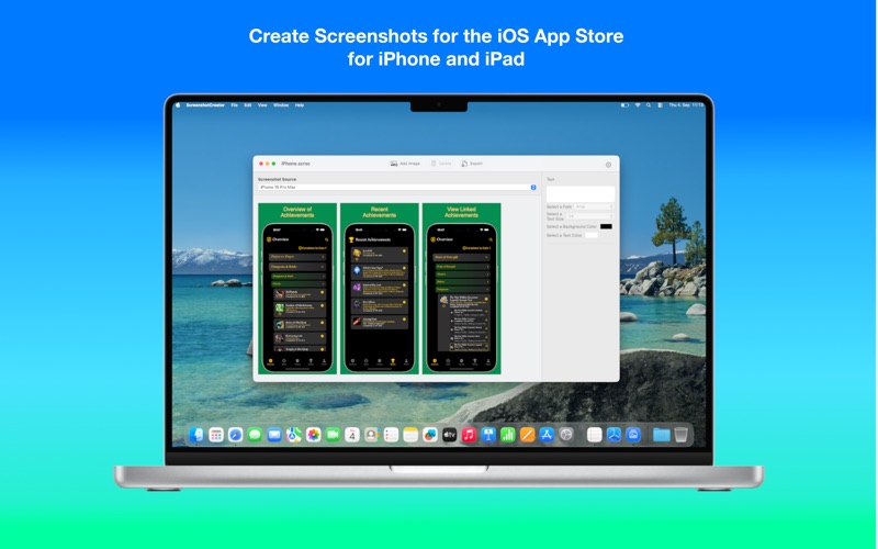 Simple Screenshot Creator app screenshot