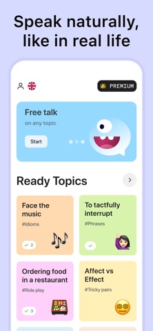 FalaBola: AI Language Learning Screenshot 2 of 6