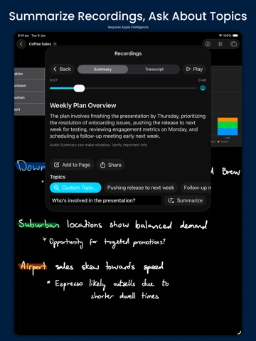 AxNote: Note Taking iPad screenshot