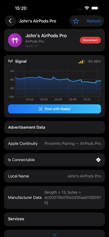 Bluetooth Itch screenshot 2 of 7