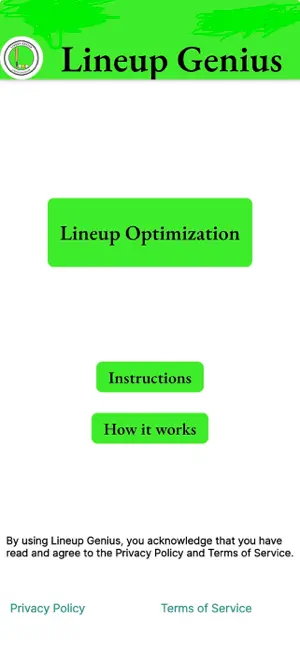Lineup Genius screenshot 1
