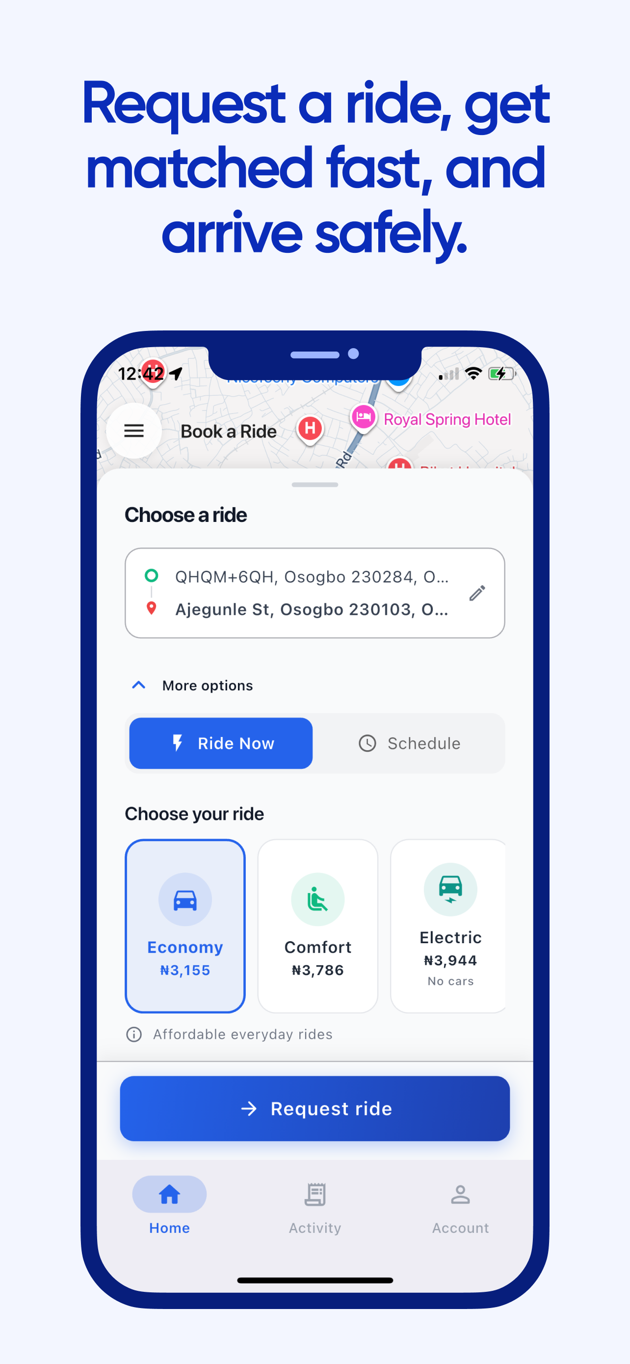 PairRide: Ride in Comfort screenshot 2
