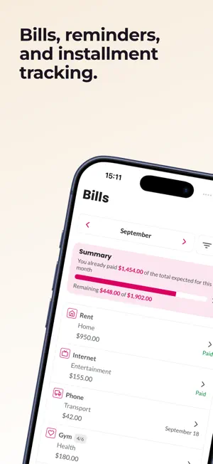 Gastify: Spending & Bills screenshot 3