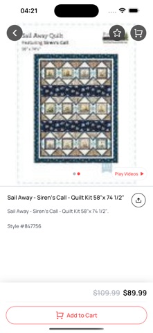 Mountain Creek Quilt Shop screenshot