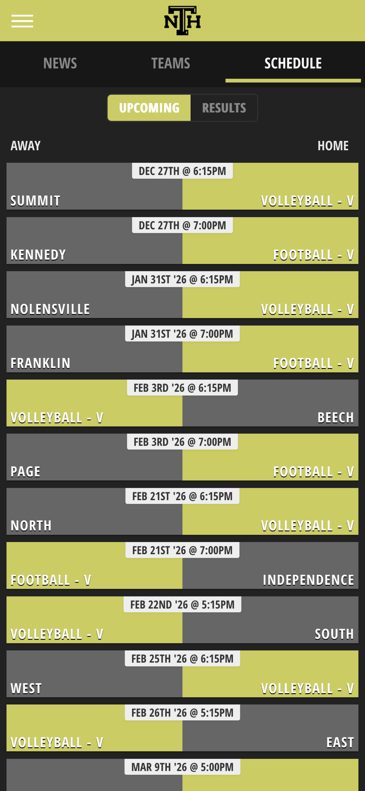 New Hope Athletics screenshot 3