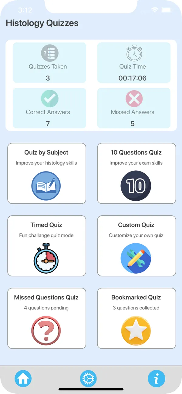 Screenshot #1 pour Histology Quiz Master