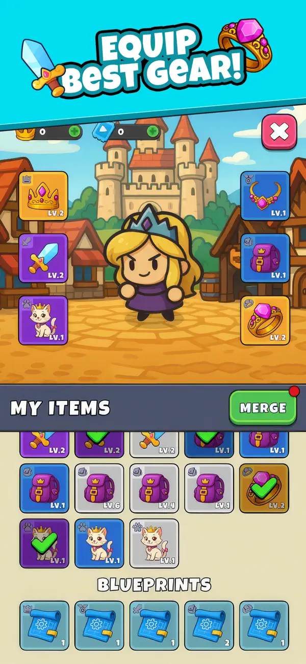 Tiny Heroes: Idle Boss Fight Hack screenshot 5 - iOS game interface