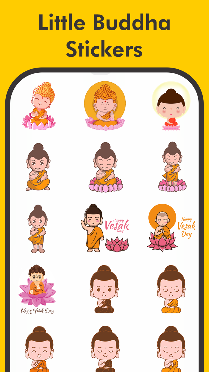Little Buddha Stickers