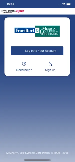 Froedtert & MCW screenshot 1