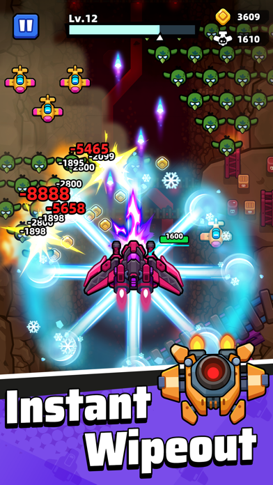 SkyBlitz! iOS Mod IPA screenshot 2 - iOS game interface