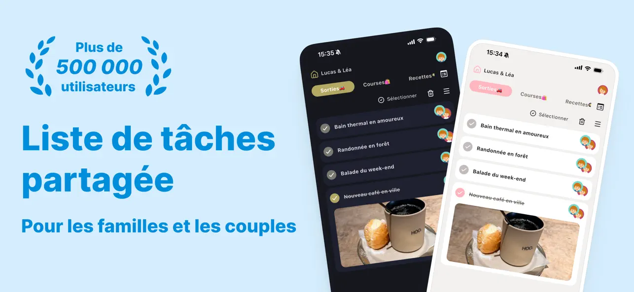 Screenshot #1 pour WeDo: liste de tâches partagée