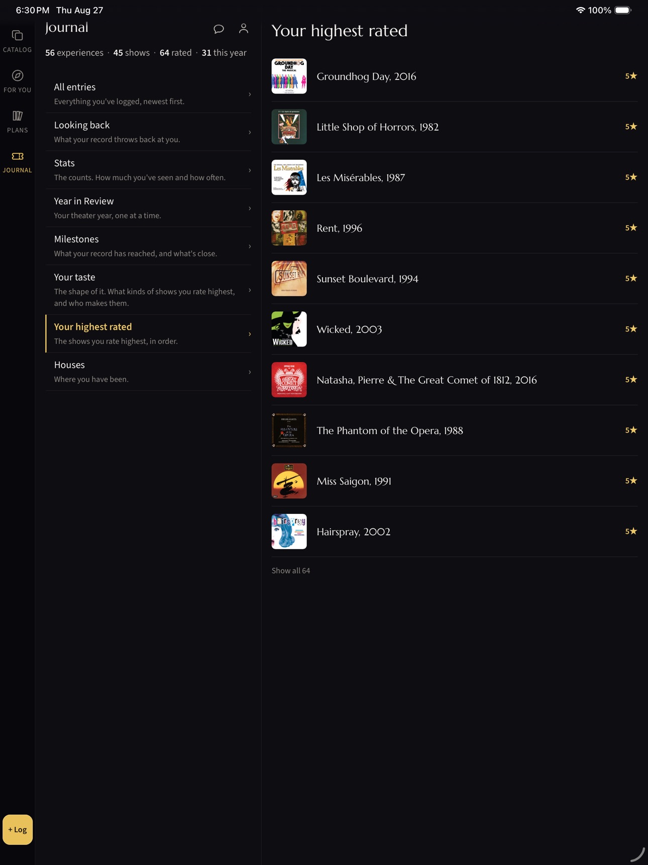 Screenshot 10 of Stagestruck: Theater Log