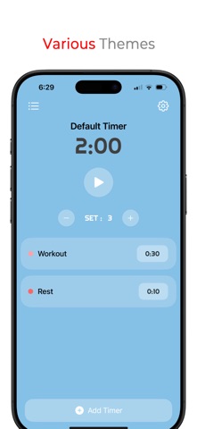 Interval Timer -Workout&Tabata screenshot