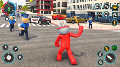 Plug Head Gangster Car Games Screenshot