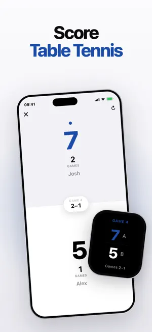 Table Tennis Match Scoreboard screenshot 1
