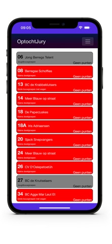 Optochtjury App screenshot