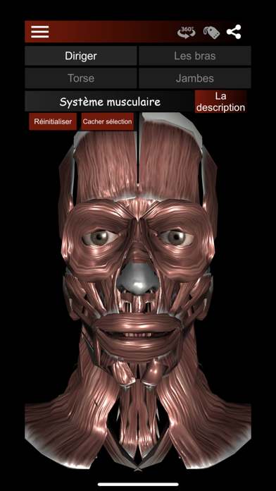 Screenshot #1 pour Système Musculaire 3D Anatomie