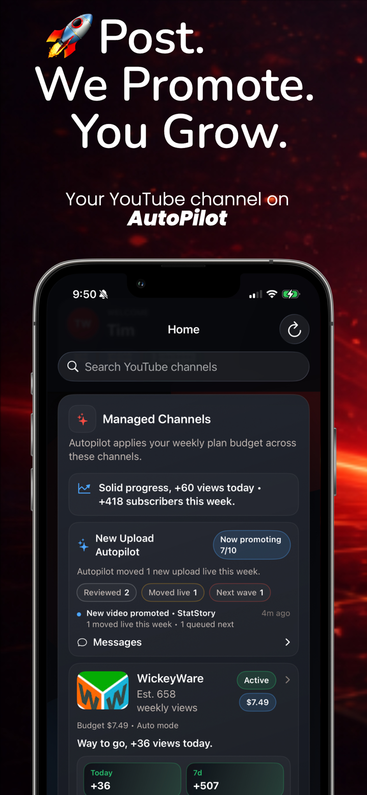 AutoTube – Channel Autopilot screenshot 1