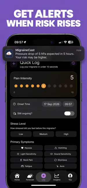 MigraineCast screenshot 3