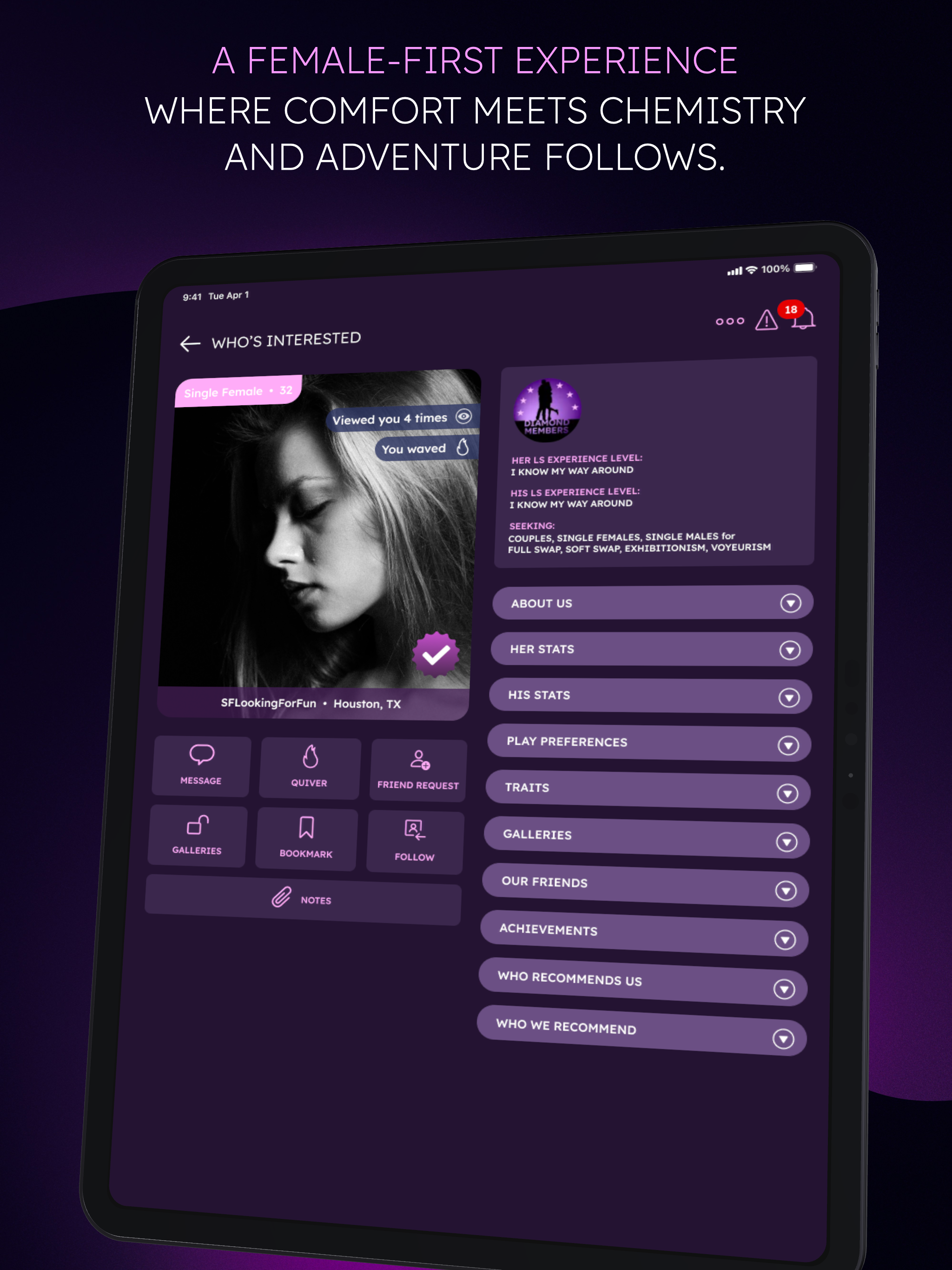 Quiver: Dating Unbound