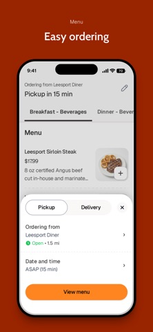 Leesport Diner To Go iPhone screenshot