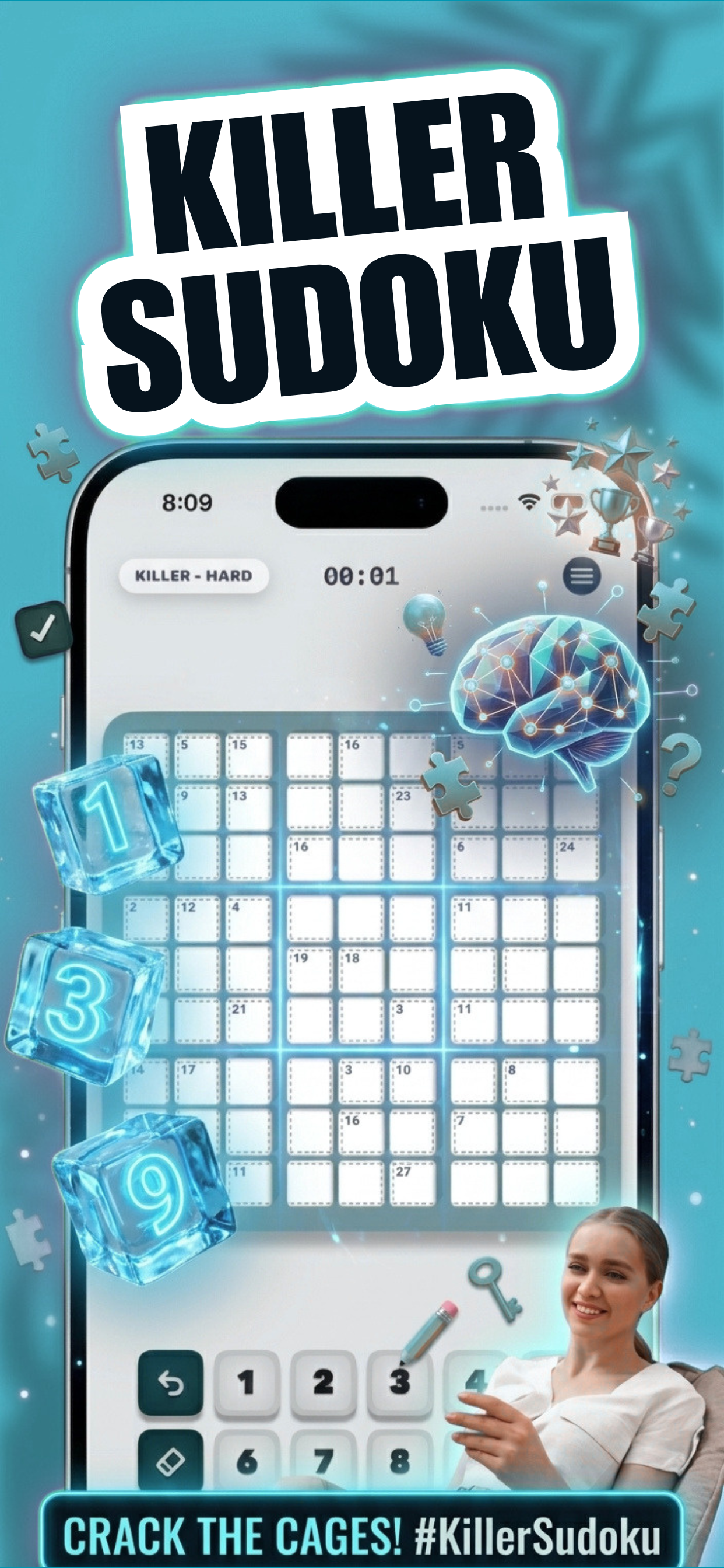 Sudoku Aura: Classic & Killer screenshot 4