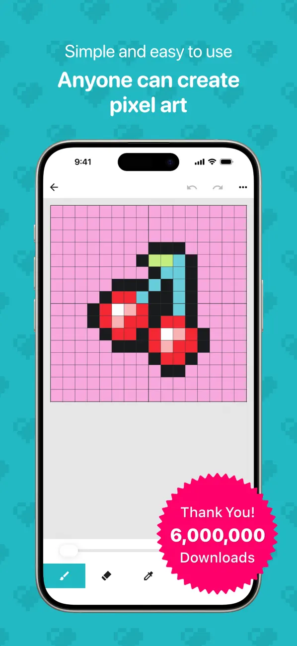 Screenshot #1 pour 8bit Painter - Pixel Art
