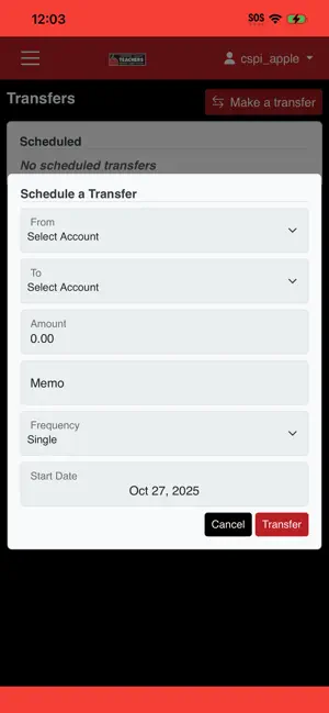 Cherokee County Teachers FCU screenshot 3