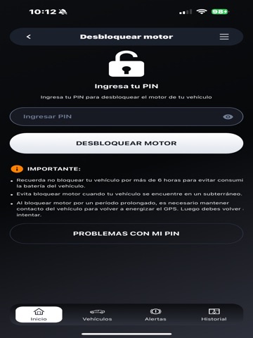 WiCar - Seguridad y Asistencia iPad screenshot