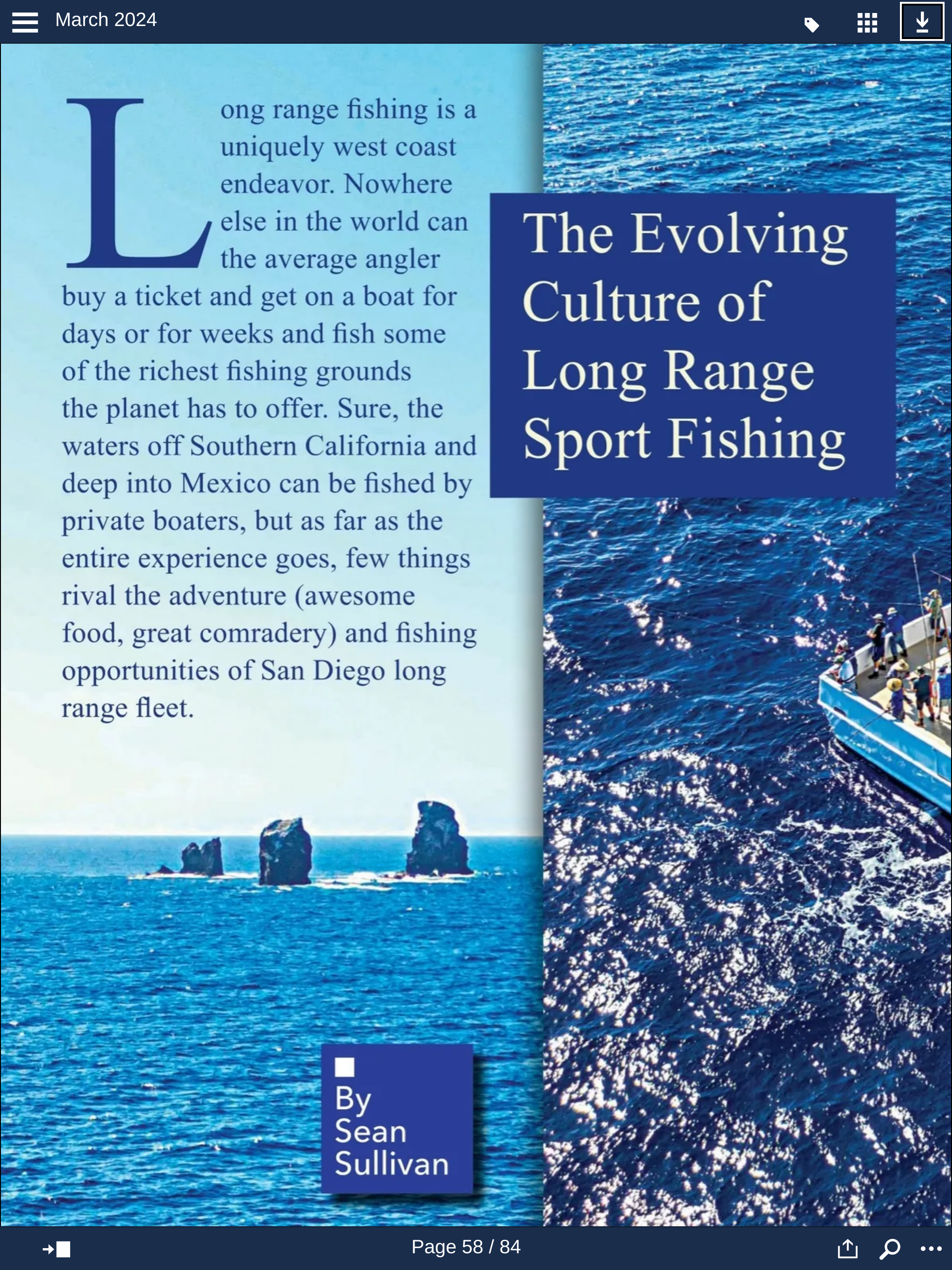 Pacific Coast Sportfishing Mag