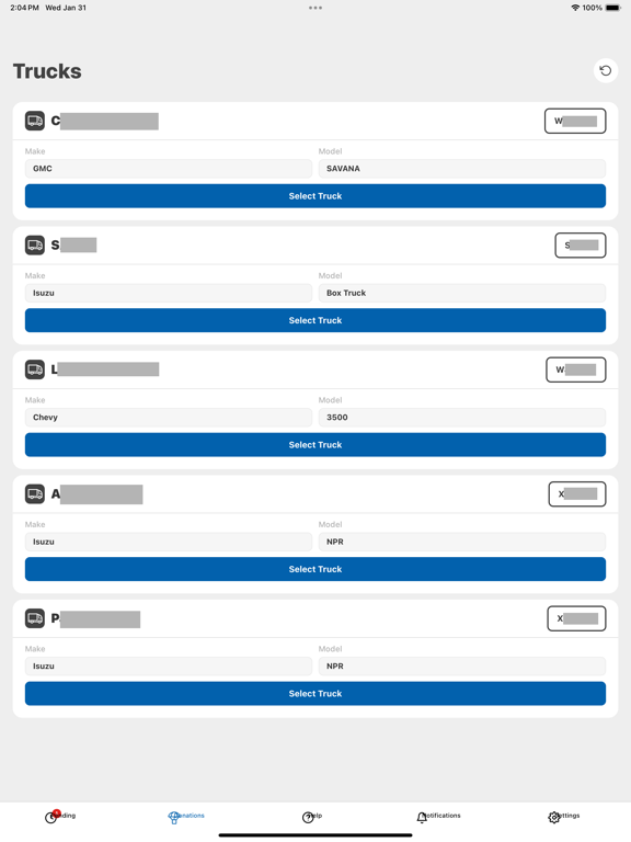 Resupply Driver App V2 iPad screenshot 4 - Business app