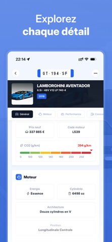 Immatriculation Scanner iPhone screenshot 4