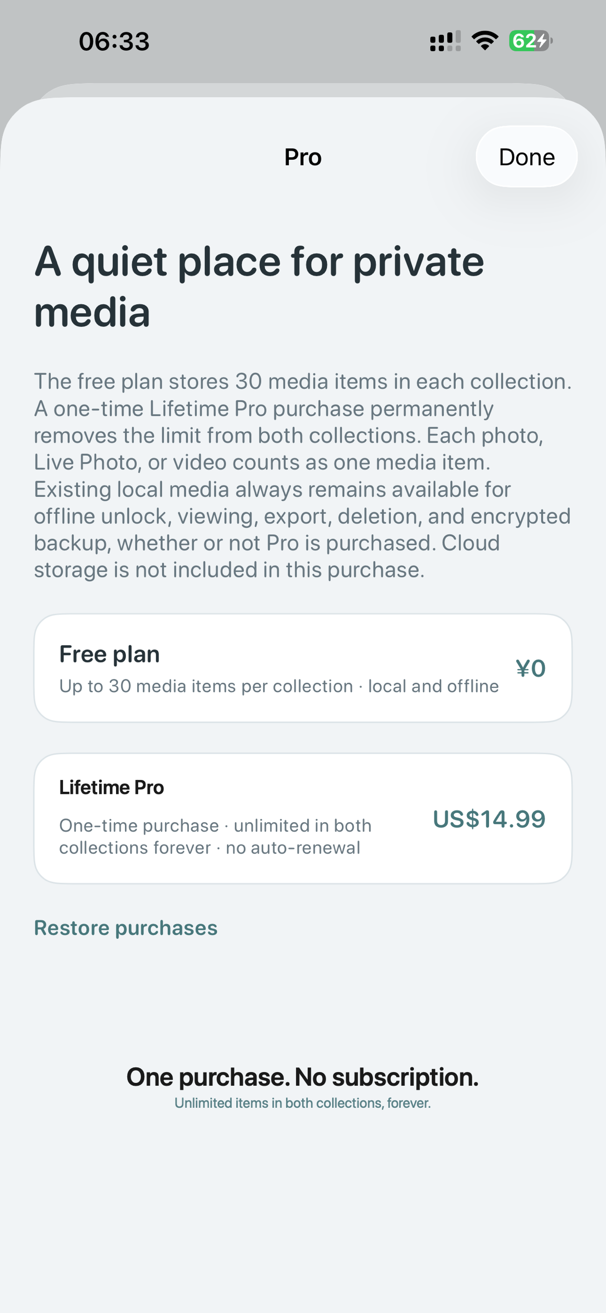Quiet Vault: Private Photos screenshot 5
