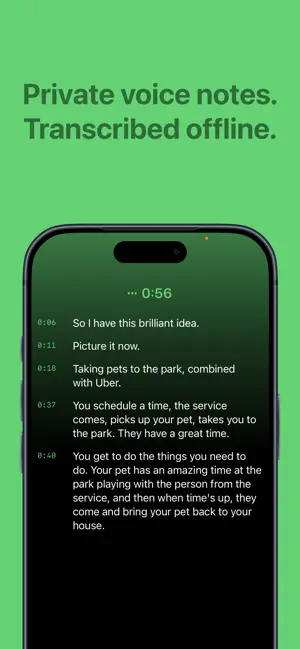 Koe - Voice Notes screenshot 1