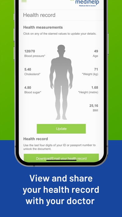 Screenshot #1 pour Medihelp Mobile - Members
