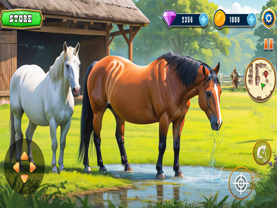 Animal Horse Family Survival iPad screenshot