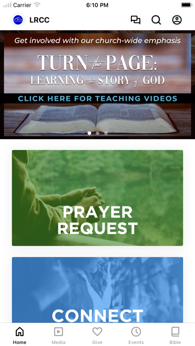 Laurel Ridge Community Church Screenshot