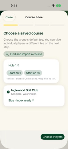 BrokenArrow Golf Scoring app screenshot 3