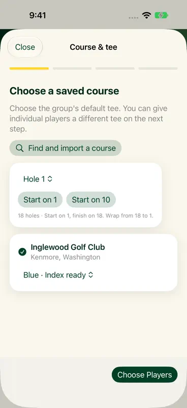 BrokenArrow Golf Scoring screenshot 3 of 6