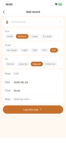 Boba Log - Bubble Tea Tracker screenshot