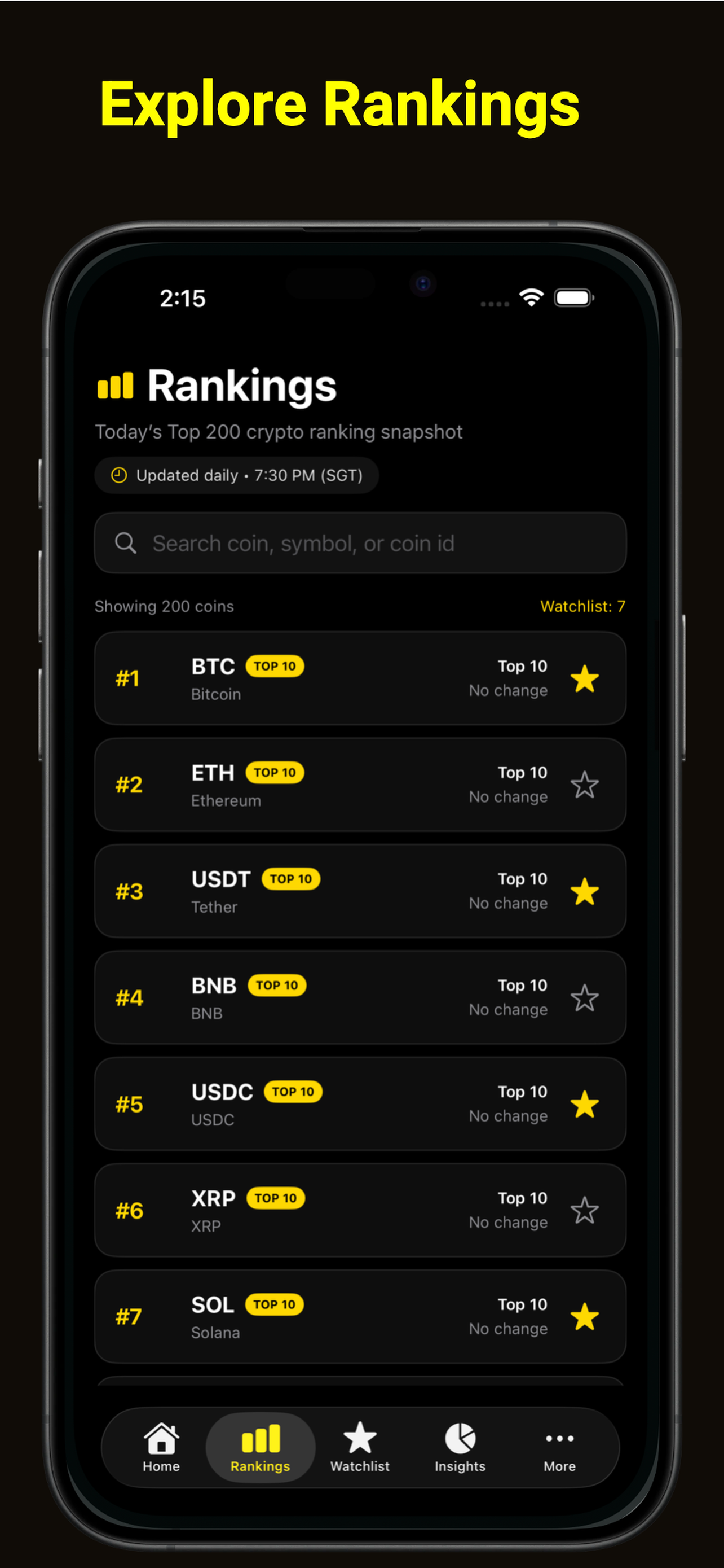 Crypto Ranking RUIX screenshot 2