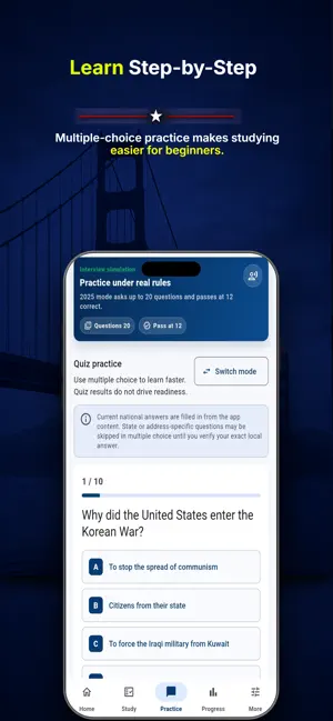 US Citizenship Test 2026 Pro screenshot 4