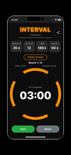 Interval Timer: HIIT - Tabata screenshot 1